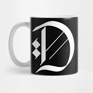 d tattoo typography Mug